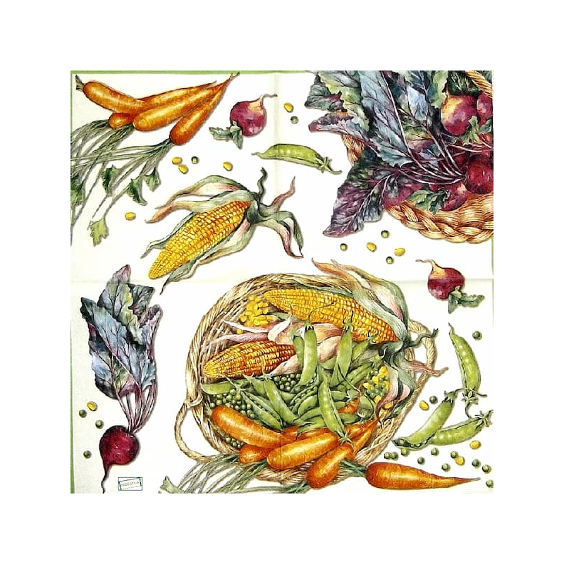 1 serviette Les légumes-85