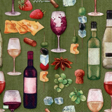 1serviette papier Fromages-21