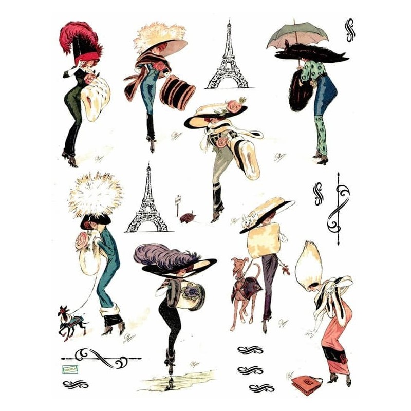1papier riz Personnages-R336