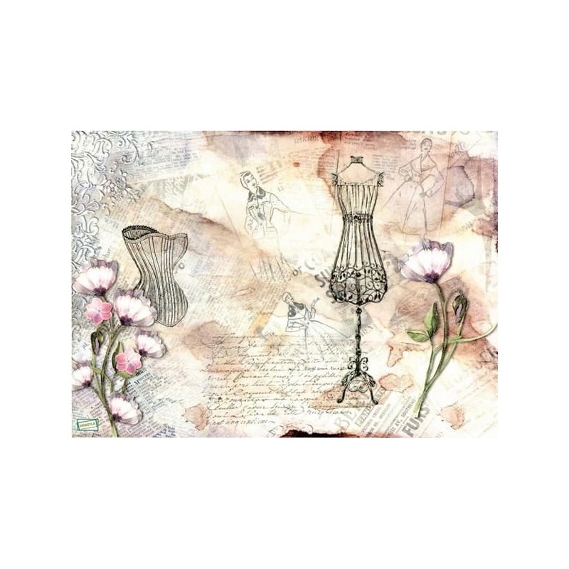 1papier riz Personnages-R258L