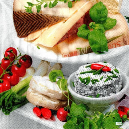 1serviette papier Fromages-24