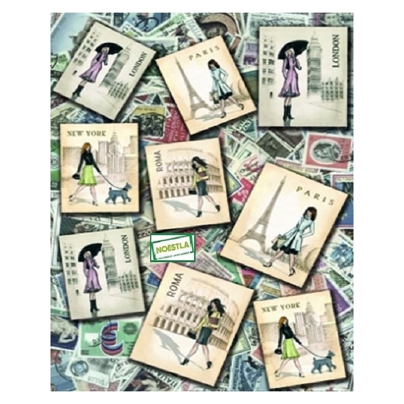 1papier riz Personnages-X4