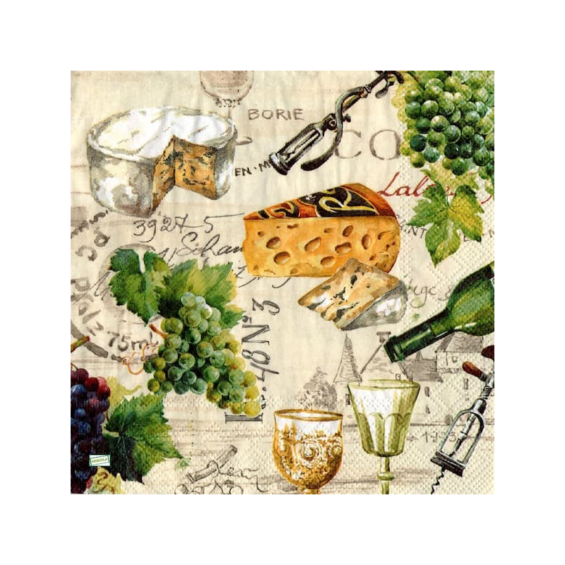 1serviette papier Fromages-26