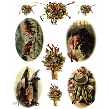 1papier de riz Animaux-R228