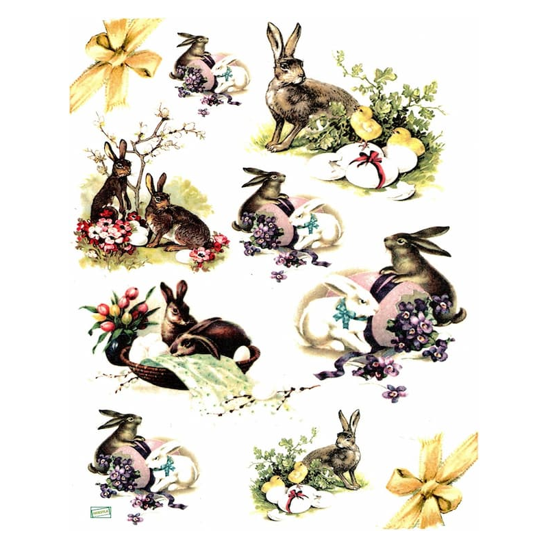 1papier de riz Animaux-R286