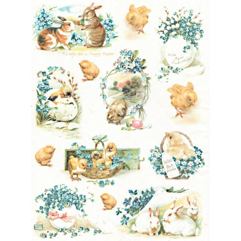 1papier de riz Animaux -R829