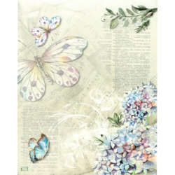 1papier riz Papillons -R1060