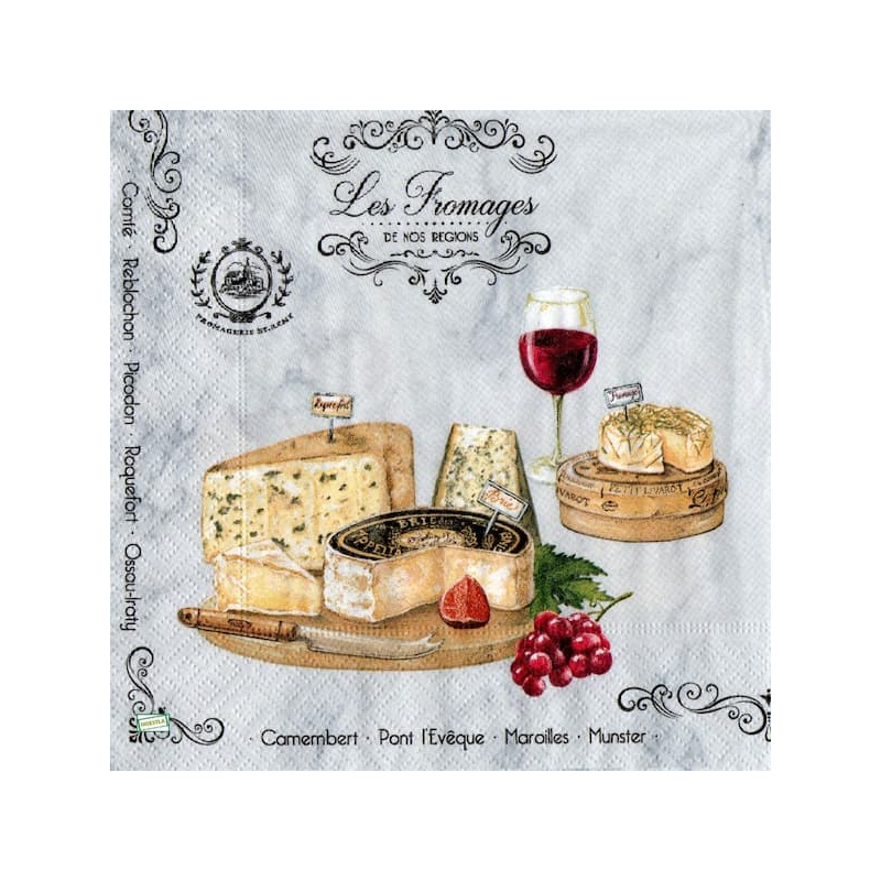 1serviette papier Fromages-28