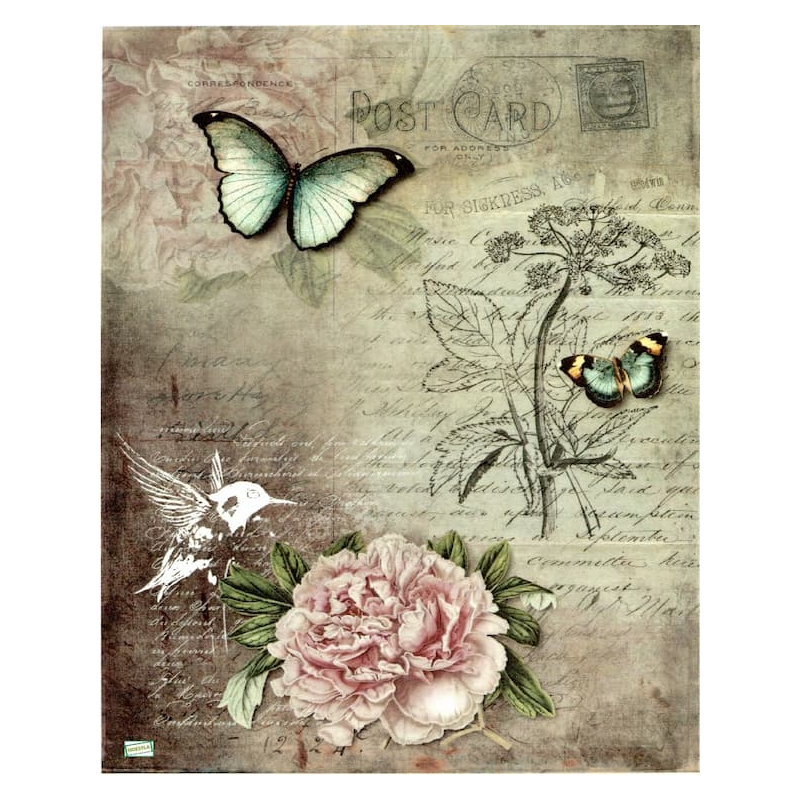 1papier riz Papillons -R1065