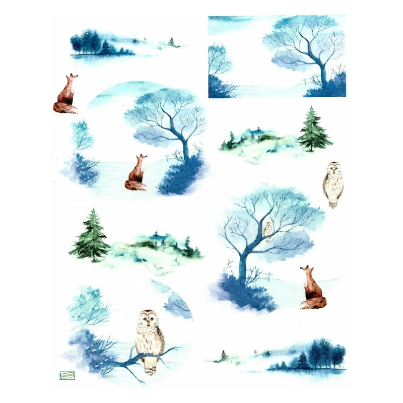 1papier de riz Animaux -R1467