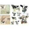 1papier riz Les vaches -R1561