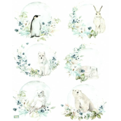 1papier de riz Animaux -R1632