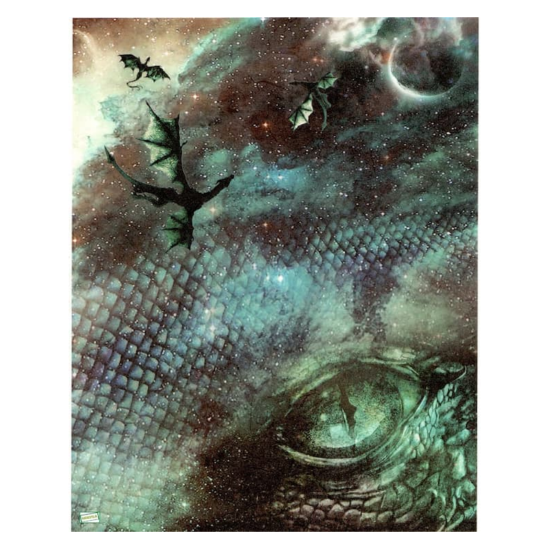 1papier riz Les dragons -R1790