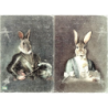1papier riz Les lapins-R1813