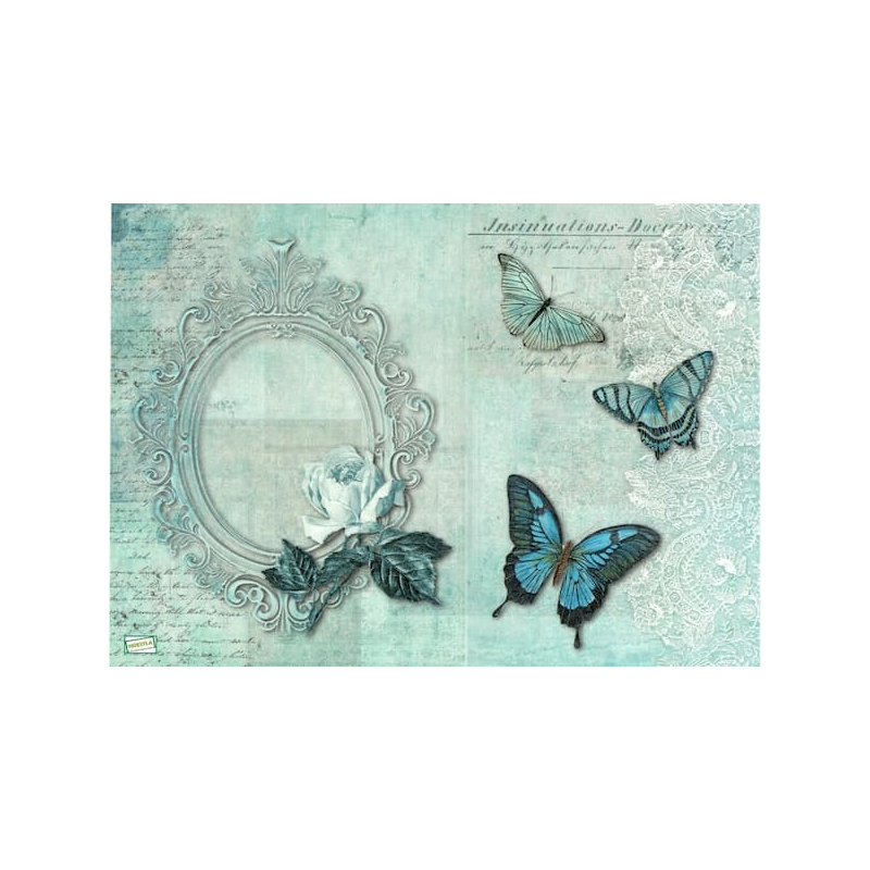 papier de riz Papillons-R220L