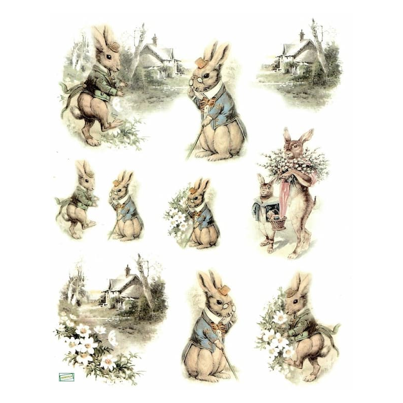 papier de riz Animaux-R424L