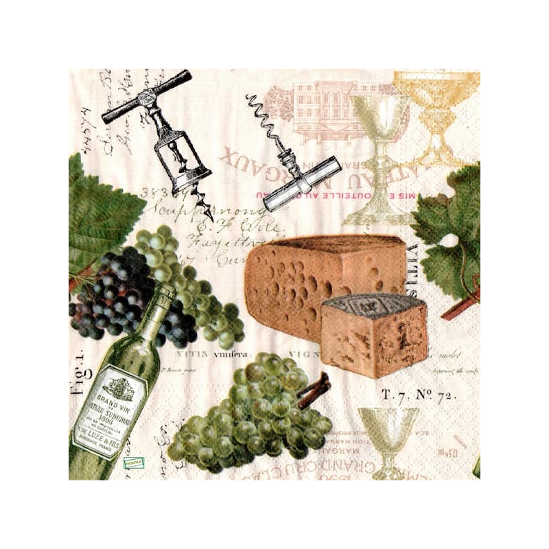 1serviette papier Fromages-30