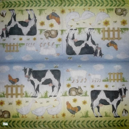 3 Papiers riz Animaux-STA1