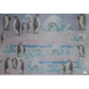 Papier riz Les pingouins-STA2