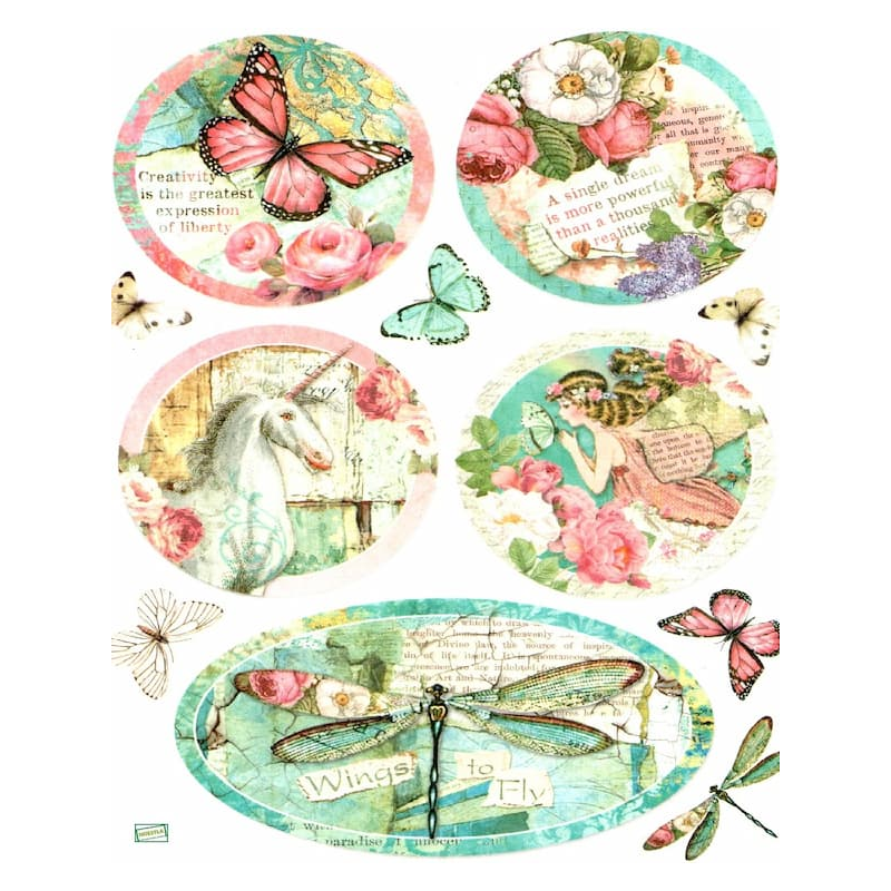 1papier de riz Les papillons-STA3