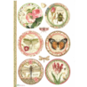 1papier de riz Les papillons-STA6