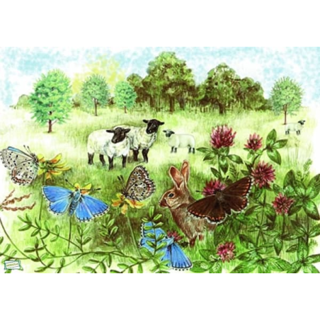 2papiers riz Animaux-ZA754R