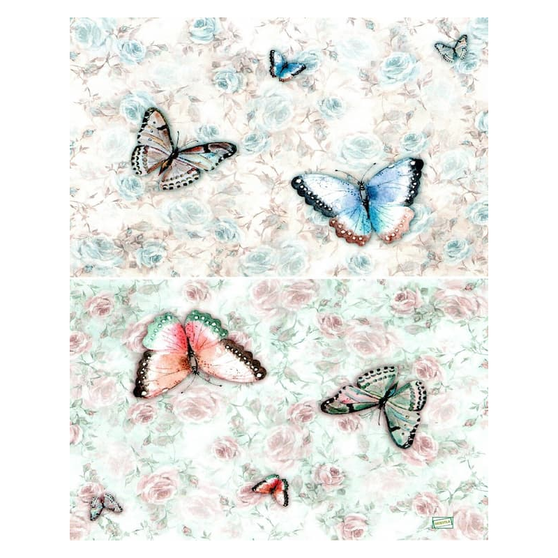 1 papier à découper Papillons-D588
