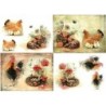1papier de riz Poules-R1352