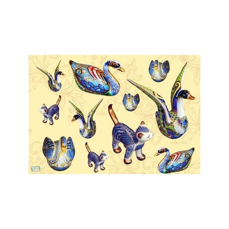 1papier riz Oiseaux-ZAN226G