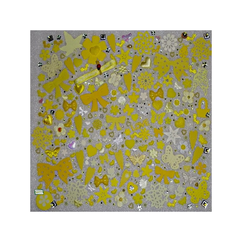 500 pièces Jaune créations -K6