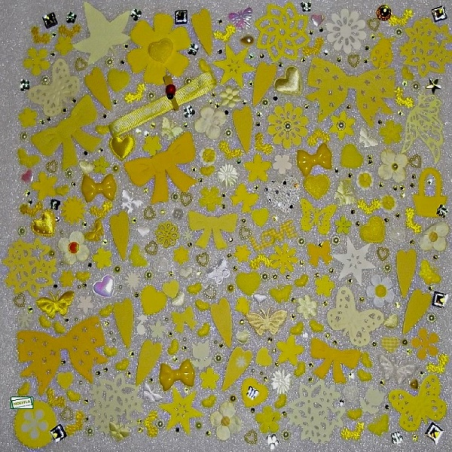 500 pièces Jaune créations -K6