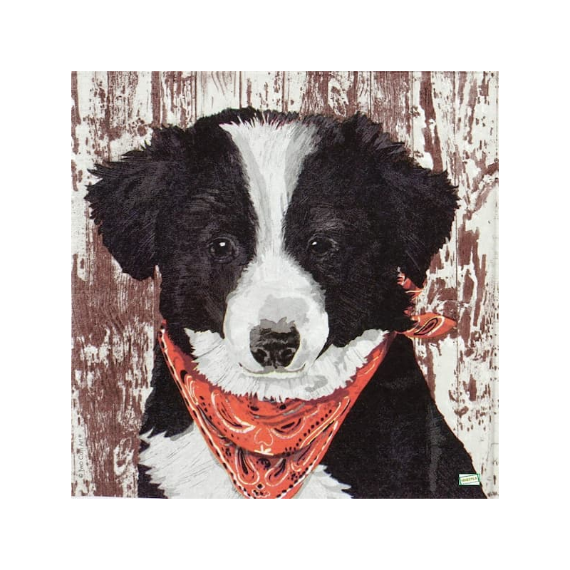 1serviette papier Chien-1