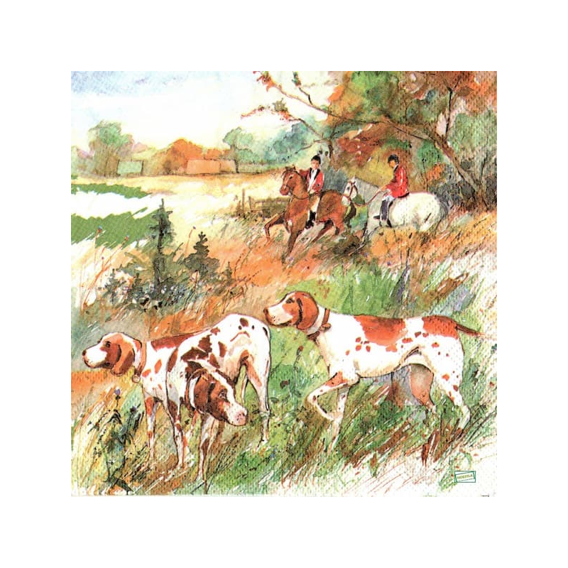1serviette papier Chiens-3