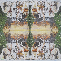 1serviette papier Chiens-9