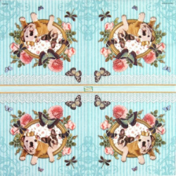 1serviette papier Chiens-12
