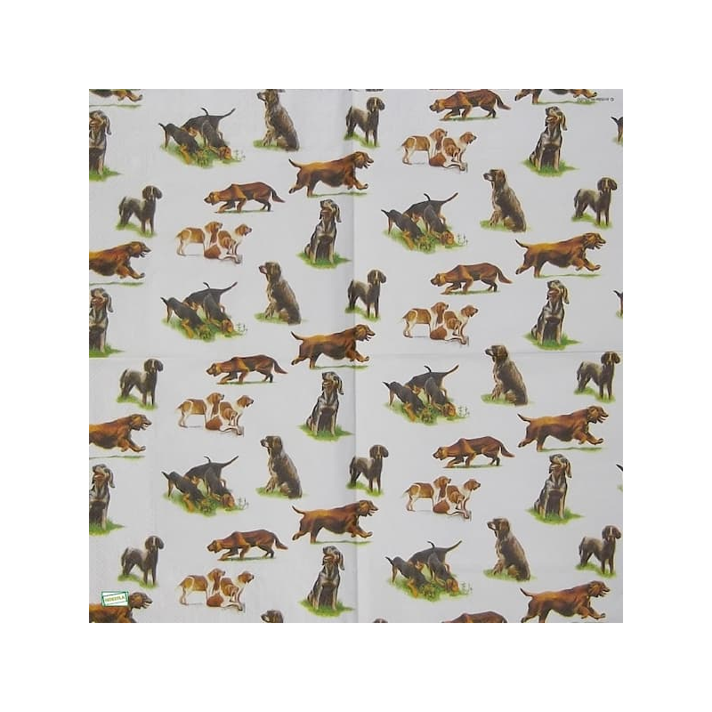 1serviette papier Chiens-16