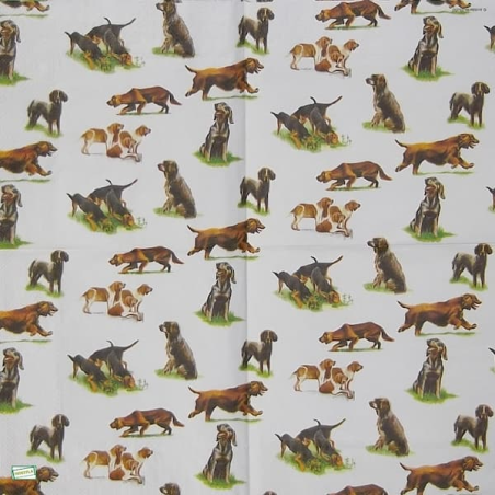1serviette papier Chiens-16