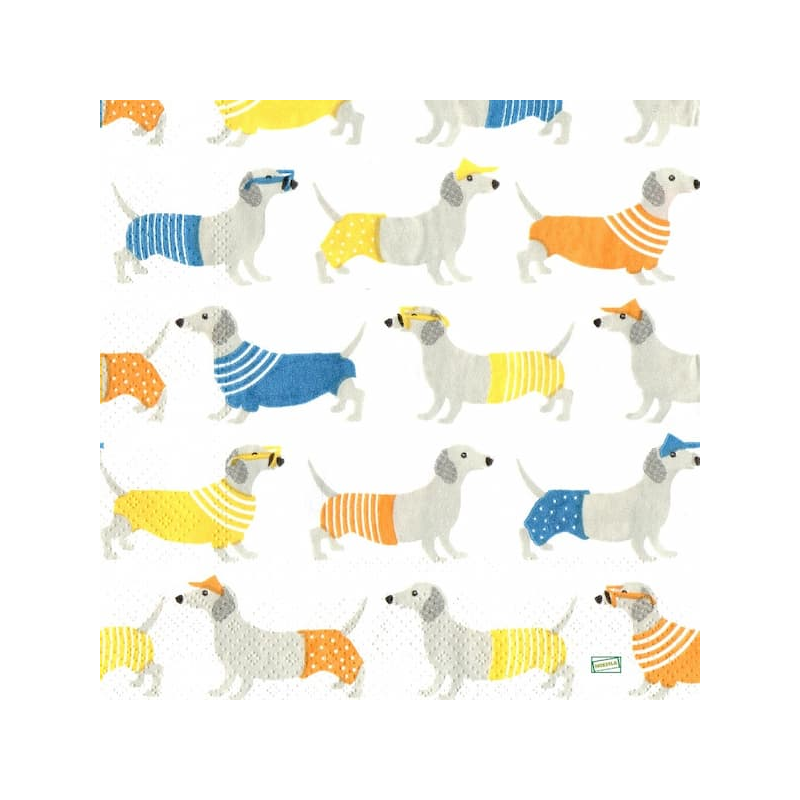 1serviette papier Chien-18