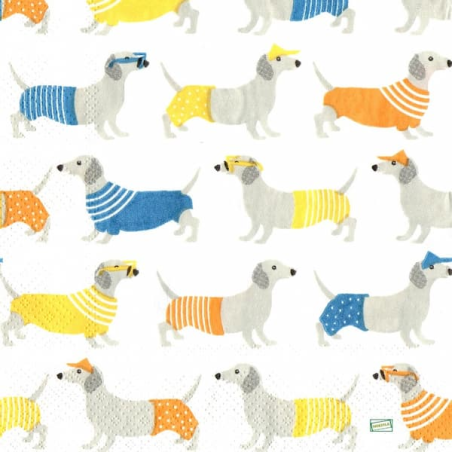 1serviette papier Chien-18
