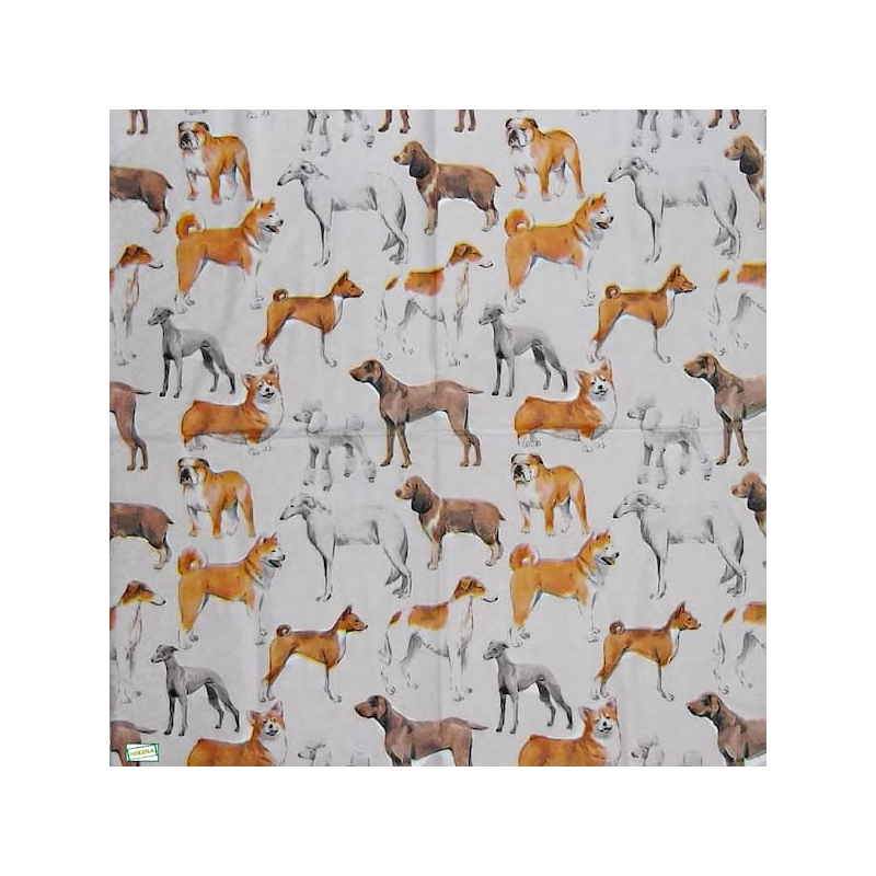 1serviette papier Chiens-28