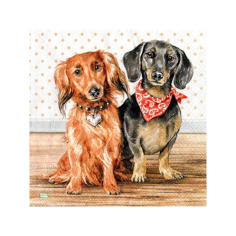 1serviette papier Chiens-30