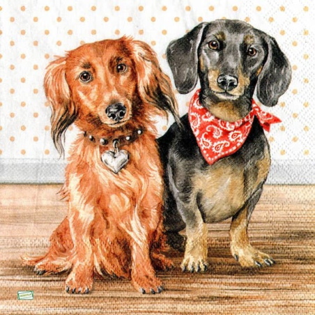 1serviette papier Chiens-30