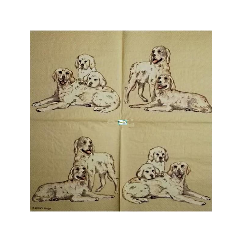 1serviette papier Chiens-37