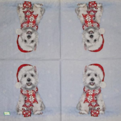 1serviette papier Chien-40