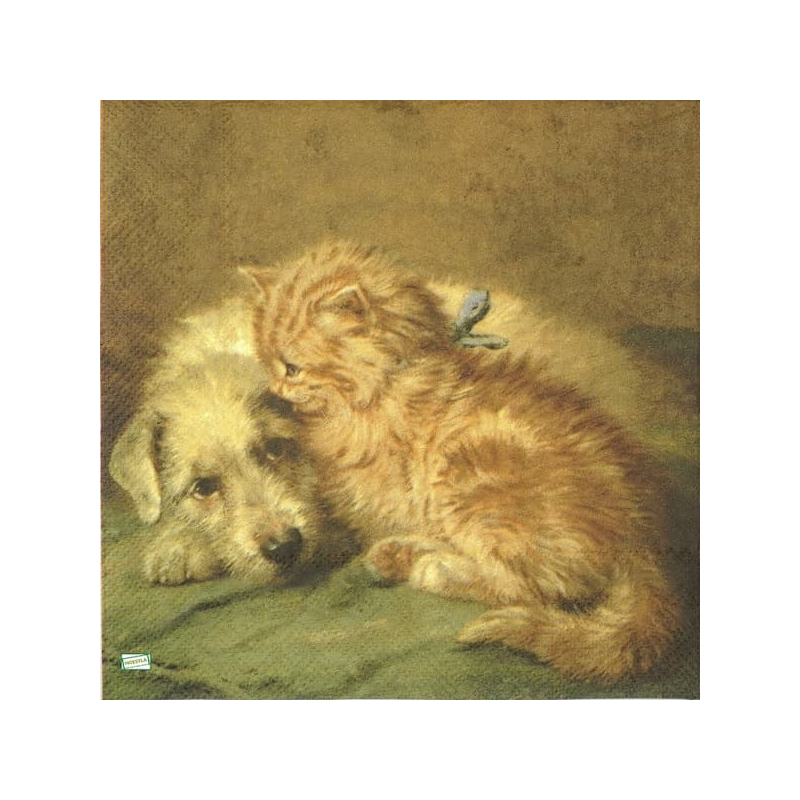 1serviette papier Chien-58