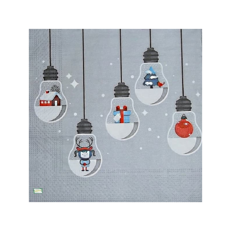 1 serviette papier Noêl - 6