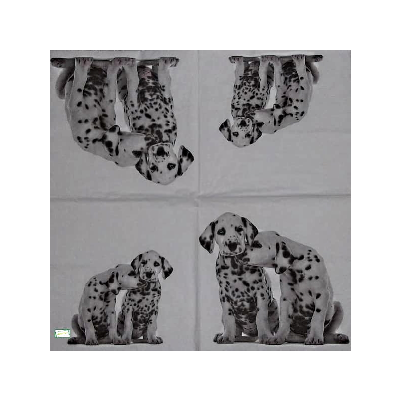 1serviette papier Chiens-64