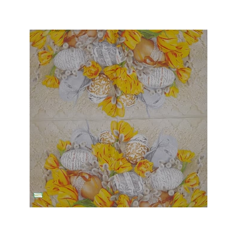 1 serviette papier Pâques -5