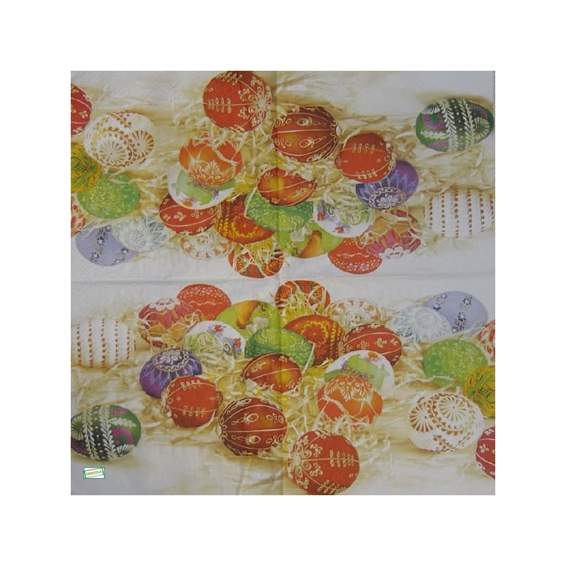 1 serviette papier Pâques -22