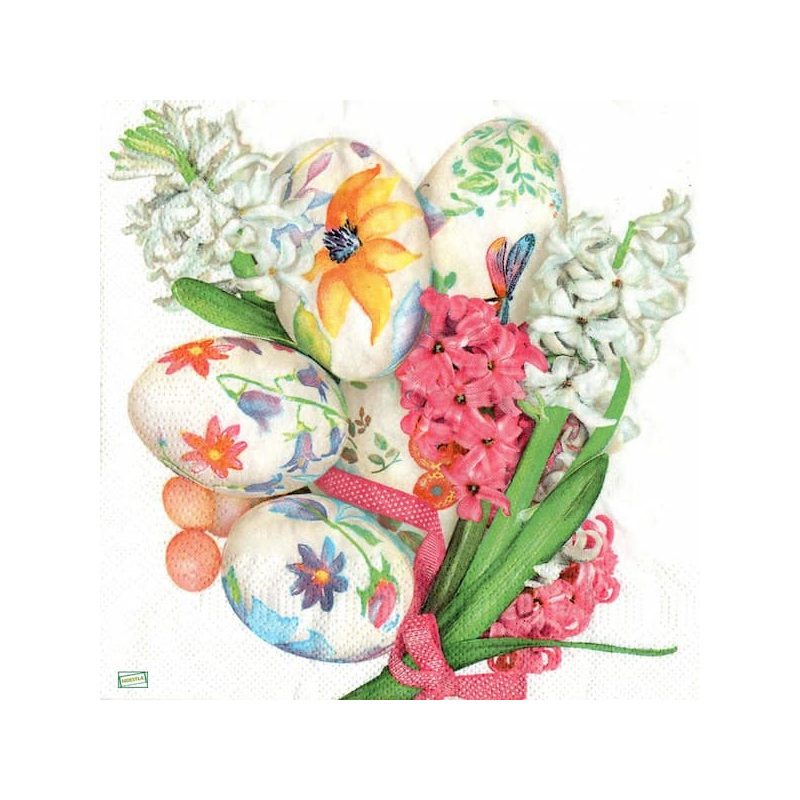 1 serviette papier Pâques -23
